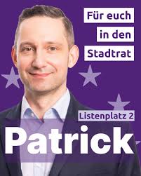 We proudly present… Patrick! Stay tuned für unsere Wahlplakate, die ihr ab  heute Abend in ganz Düsseldorf sehen könnt. Denn am 14. September wählen  wir einen neuen Stadtrat. Wir von Volt sind