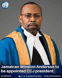 캐리비안 커뮤니티 지도자들은 자메이카 법학자 윈스턴 앤더슨 법원을 캐리비안 법원(CCJ)의 새 회장으로 임명하라는 권고를  받아들였습니다. 저스티스 앤더슨은 올해 말에 은퇴하는 세인트 빈센트와 그레나딘 법학자 Adrian Saunders를 대신해 CCJ의 네  번째 회장이 되었다.
