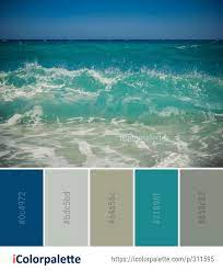Color Palette Ideas From Sea Ocean Wave