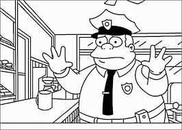 100 excellent print quality images. Free Printable Coloring Book The Simpsons 35
