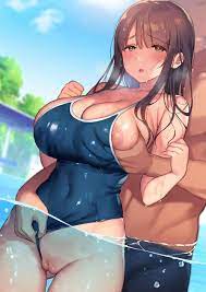 She's getting groped and played with in the pool : r/hentai