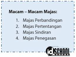 Kalimat (1) di atas merupakan metafora jika dilihat dari konteksnya bahwa ali berumur 40 tahun. Macam Macam Majas Idschool