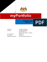Pembantu awam h11 di kementerian kesihatan malaysia. Myportfolio Gerald Pembantu Awam