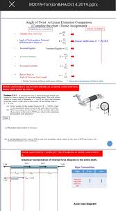 Solved X M2019 Torsion Ha O Ct 4 201 9 Pptx Angle Of Twi