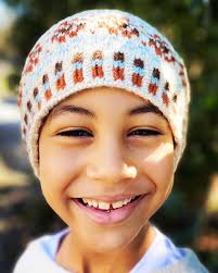 Knit with 2 generous hanks of Skyland; a luxurious blend of baby alpaca,  silk and wool. Create not 1, but 2 soft and warm HILLSDALE HATS, 1 for you  and 1 for