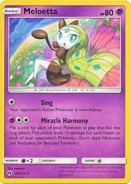 The people i was with liked it. Meloetta 104 214 Rare Pokemon Singles Sun Moon Lost Thunder Java Game Haus