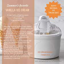Ice Cream Maker Pampered Chef Ice Cream Maker Recipe Pampered Chef Ice Cream Recipe Pampered Chef