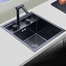 Composite kitchen sinks are really starting to take off here in the uk with big companies like reginox and franke excelling with the manufacturing of their composite sinks. Black Hidden Kitchen Sink Single Bowl Bar Small Size Sink Stainless Steel Balcony Sink Concealed Black Kitchen Sink Bar Sink Kitchen Sinks Aliexpress