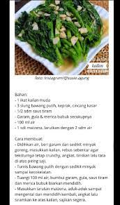Cah Kailan Resep Masakan Resep Tumis Resep
