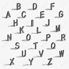 Creative bloq is supported by its audience. Isometric Letters With Falling Shadow Letters In Space With A Shadow 3d Font For Headline Poster Inscription Set Of Letters Constructed On The Basis Of The Isometric View Vector Illustration Royalty Free