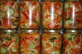 салат из капусты и огурцов на зиму в банках Dostaem Stuffed Peppers Food Jar