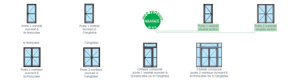 Portes D Entree Ou De Services En Aluminium