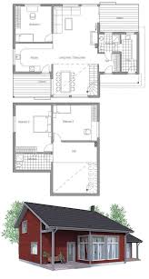 Small House Ch92 Small House Plans House Plans Bedroom House Plans