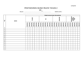 Pendidikan muzik tahun 2 (kssr semakan 2017) buku teks pendidikan kesenian tahun 2 : Doc Borang Pentaksiran Dunia Muzik Tahun 2 Cikgu Rohaina Academia Edu
