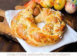 Può avere diverse forme, da quelle dei coniglietti a quella classica di un cestino che contiene uova sode. Corrucolo Pugliese Ciambella Veloce Dolce Di Pasqua