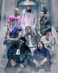 I Ve Been Meaning To Create A Piece Involving All The Recent Artists Who Have Passed Away As Well It Was How To Bring I Rapper Art Hip Hop Art Smoke Wallpaper
