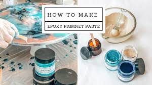 How To Make Epoxy Pigment Paste For Resin Art Resin Art How To Make Resin Epoxy Resin Crafts