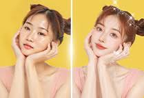 صورة كرتونية لامرأة مع وشم على صدرها