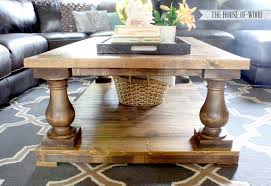 Well, the one thing i know for sure will go under there is our wedding album. Balustrade Coffee Table Ana White