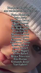Nombres de niños que son verdaderas bendiciones