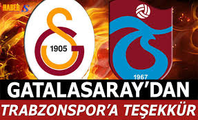 Sonucu çifte şans i̇.g kim atar? Galatasaray Dan Trabzonspor A Tesekkur