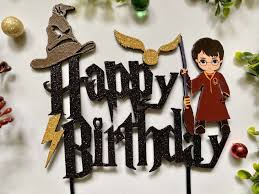Happy Birthday Harry Potter Cake Topper Printable Novocom Top
