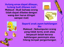 Maybe you would like to learn more about one of these? Peribahasa Lessons Blendspace