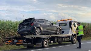 However, respected portuguese daily jornal de noticias reported that emilio was reversing out of the property on his quad when he had his fatal. Three Car Crash On Peak Downs Highway At Racecourse The Chronicle