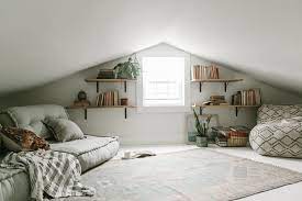 Reema Floor Cushion Simple Room Small Attic Room Loft Room