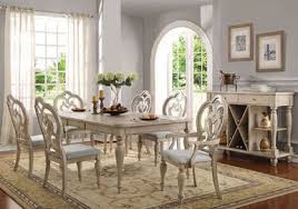 10 Pc Abelin Antique White Dining Table Set French Country Dining Room Set French Country Dining Room Side Chairs Dining