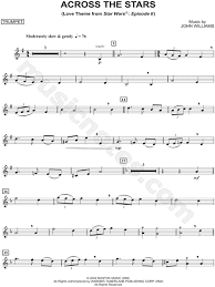 We have easy recorder songs for kids and children and advanced music for older kids. Across The Stars Trumpet From Star Wars Episode Ii Attack Of The Clones Sheet Music Trumpet Solo In E Minor Download Print Sku Mn0103455