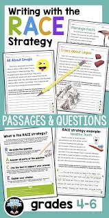 Race Strategy Writing Grades 4 6 Distance Learning Independent Work Race Writing Teaching Writing Races Writing Strategy