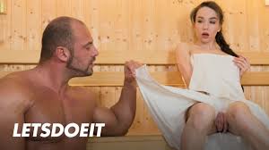 Lovely Girl Angel Rush Spends Her Day Fucking At The Sauna - LETSDOEIT