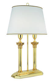 How to use floor lamps. Double Lamp In Polished Bronze And Lampshade With Fine Braids Principe Ref 13090007