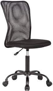 Shop for kids rolling desk chairs at crate and barrel. Amazon Com Office Chair Cheap Desk Chair Mesh Computer Chair With Lumbar Support No Arms Swivel Rolling Executive Chair For Back Pain Black 1 Pack Furniture Decor
