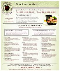 Box Lunch Menu Download Now Pdf Lunch Menu Lunch Delivery Catering Menu