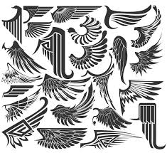 10 256x256 logos ranked in order of popularity and relevancy. Set Sketches Of Wings Download Vector