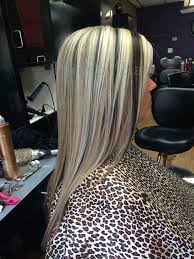 The haircut has layers that lengthen from the back towards the front. Platinum Blonde With Dark Lowlights Hair Styles Platnium Blonde Hair Blond Hair With Lowlights