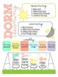 My Dorm Cleaning Schedule Dorm Cleaning Cleaning Schedule Dorm