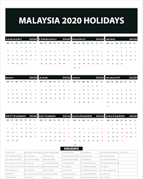 Be a smart traveller and plan your holidays wisely. Free Blank Printable Malaysia Public Holidays 2020 Calendar Printable Calendar Diy Holiday Calender Calendar Printables Holiday Calendar