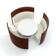 A round top on this table will allow up to eight to all be included. Round Benches Seating Dining Tables Curved Bench For Round Table Photo With Extraordinary Curved Be Curved Banquette Seating Banquette Seating Curved Banquette