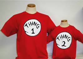 Thing 1 Thing 2 T Shirt All Sizes On Sale Free Ship Thing 1 Shirt Kids Tops Unisex Kids