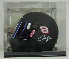 Jeff gordon action rcca nascar 1999 pepsi 1:3 racing helmet w/ display case. Full Size Nascar Nhra Cart Racing Helmet Display Case Ebay