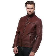 Bareskin Classic Sheep Leather Jacket In Oakwood Color In Regular Fit Jackets Leather Mens Outfits