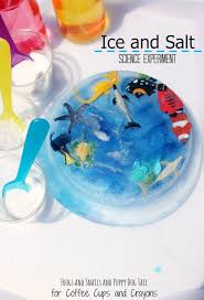 Ice And Salt Science Experiment Science Experiments Kids Science For Toddlers Science For Kids