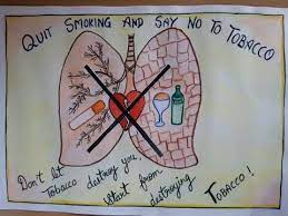 Say no to tobacco with this awareness ecard. Drawing On No Tobacco Day Ll World No Tobacco Day Drawing Easy Youtube