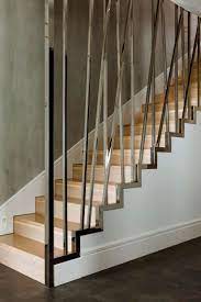 Apartment In Warsaw By Hola Design 10 Homedsgn Stair Railing Design Stairs Design Modern Modern Staircase