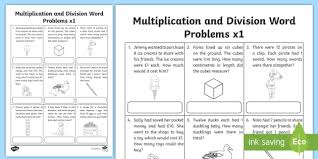 We did not find results for: Multiplication And Division Word Problems X1 Worksheet Worksheet