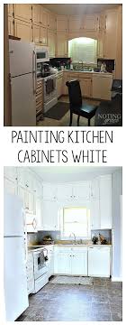 painting kitchen cabinets white