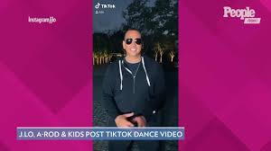 Alex rodriguez facetimes with j.lo. Tiktok Family See Jennifer Lopez And Alex Rodriguez S New Dance Video Alongside Their Kids Video Dailymotion